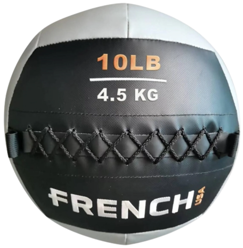 French Fitness Soft Medicine Wall Ball 10 lb (New)