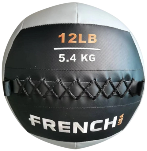 French Fitness Soft Medicine Wall Ball 12 lb (New)