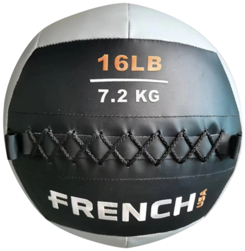 French Fitness Soft Medicine Wall Ball 16 lb (New)