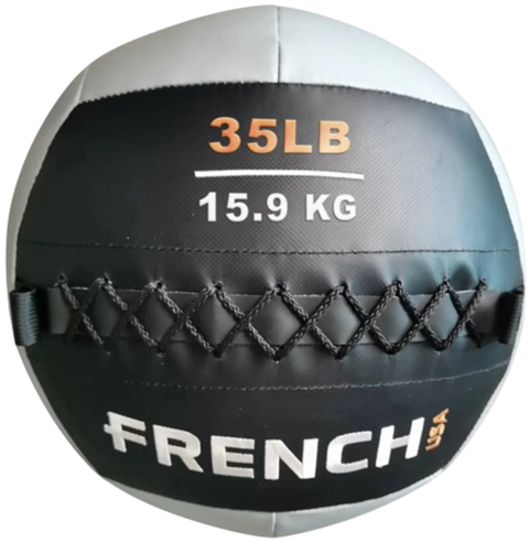French Fitness Soft Medicine Wall Ball 35 lb (New)