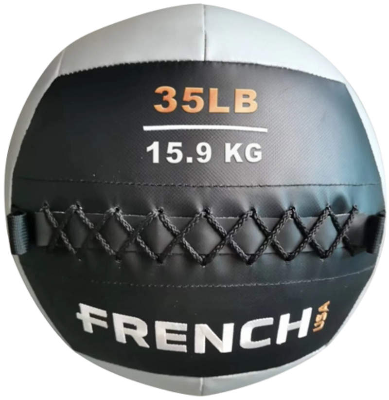 French Fitness Soft Medicine Wall Ball 35 lb (New)