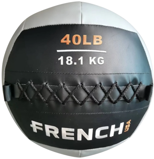 French Fitness Soft Medicine Wall Ball 40 lb (New)