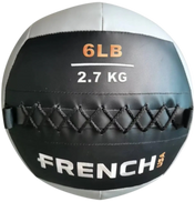 French Fitness Soft Medicine Wall Ball 6 lb - Front View