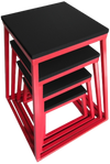 French Fitness Steel Plyo Box Set of 4 (12",18",24",30") (New) Image