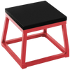 French Fitness - 18" Steel Plyo Jump Box (New) - Angled View