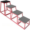 French Fitness 30" Steel Plyo Jump Box (New) - Angled View