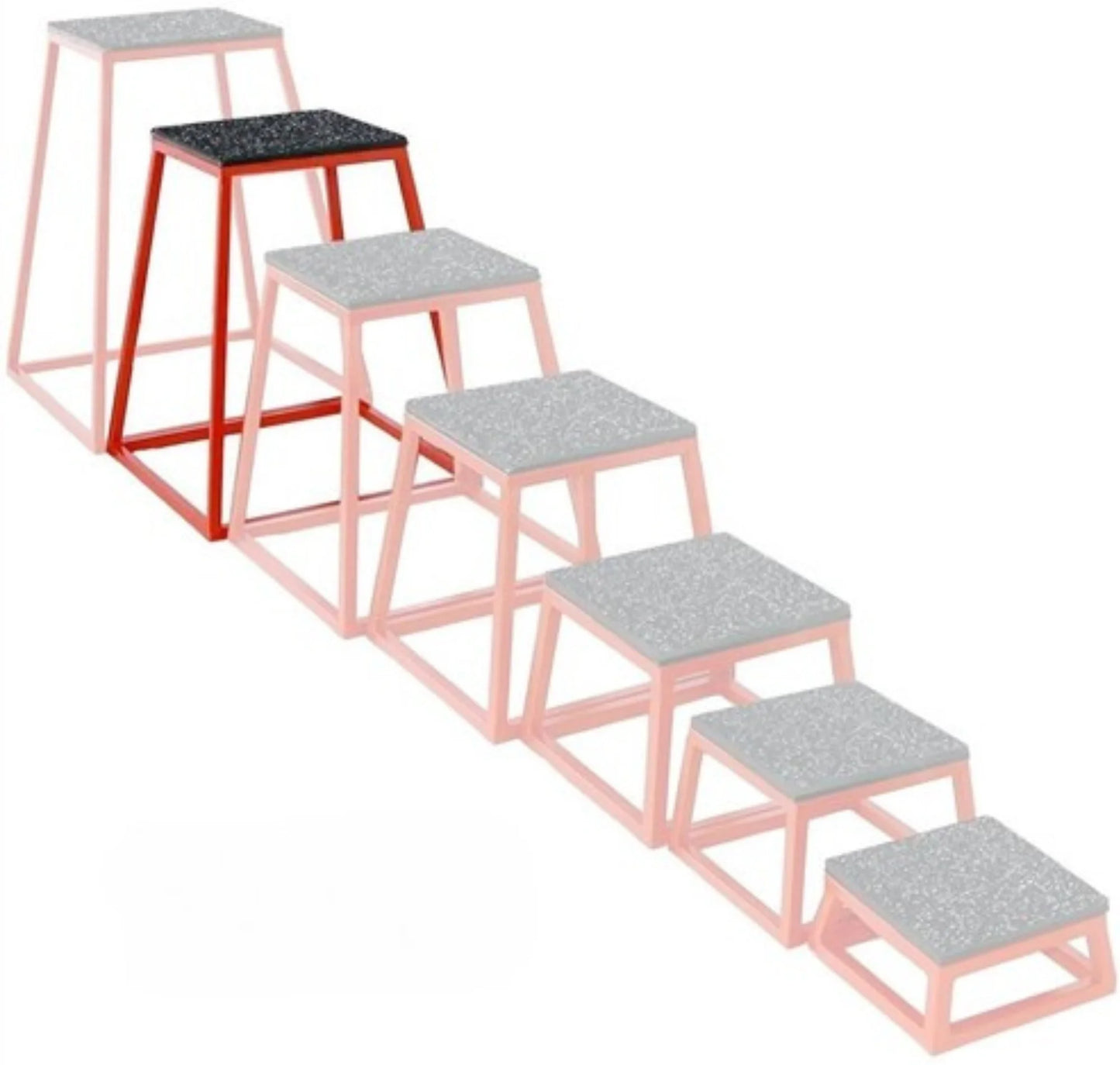French Fitness 36" Steel Plyo Jump Box (New)