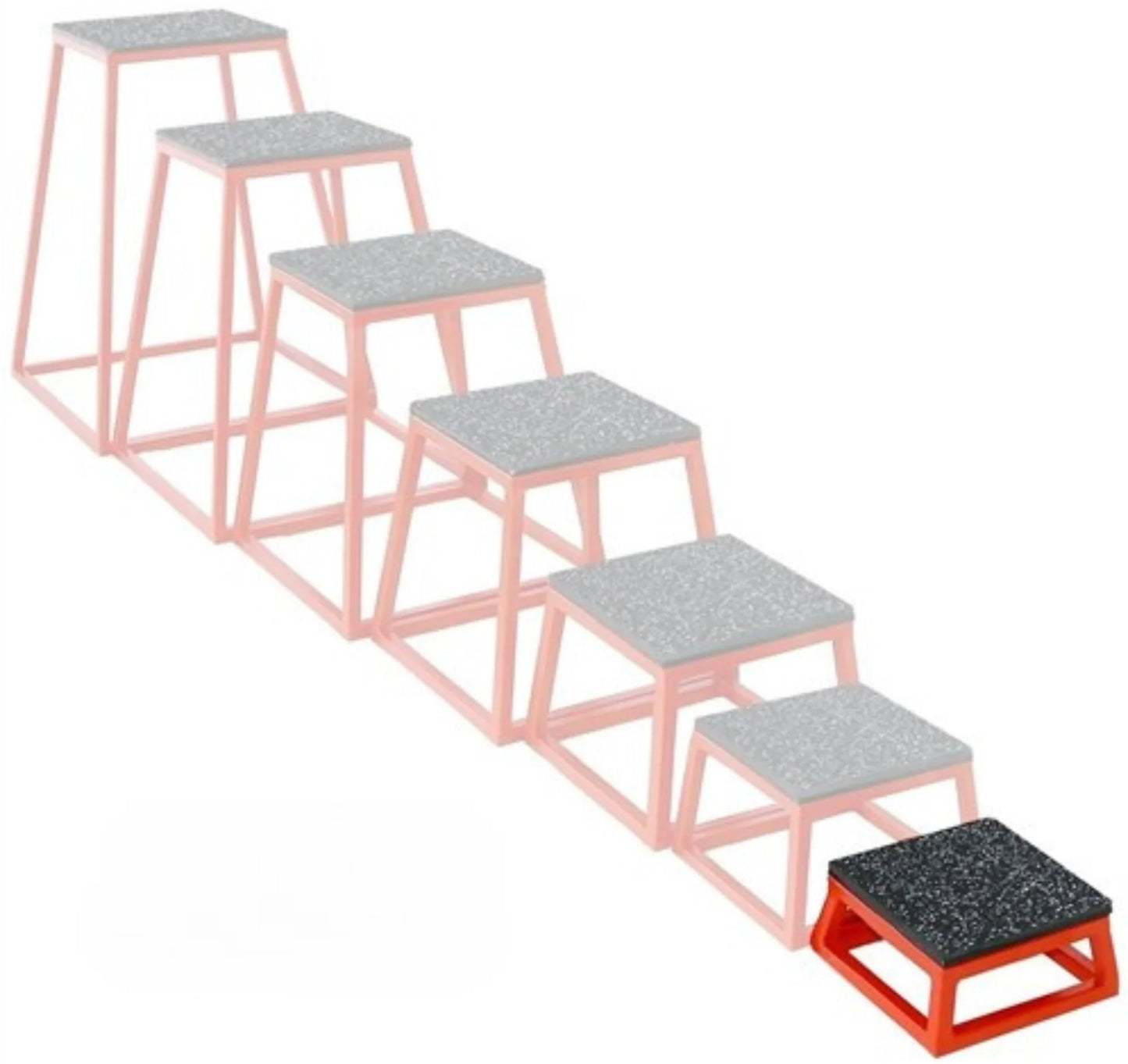 French Fitness 6" Steel Plyo Jump Box (New)