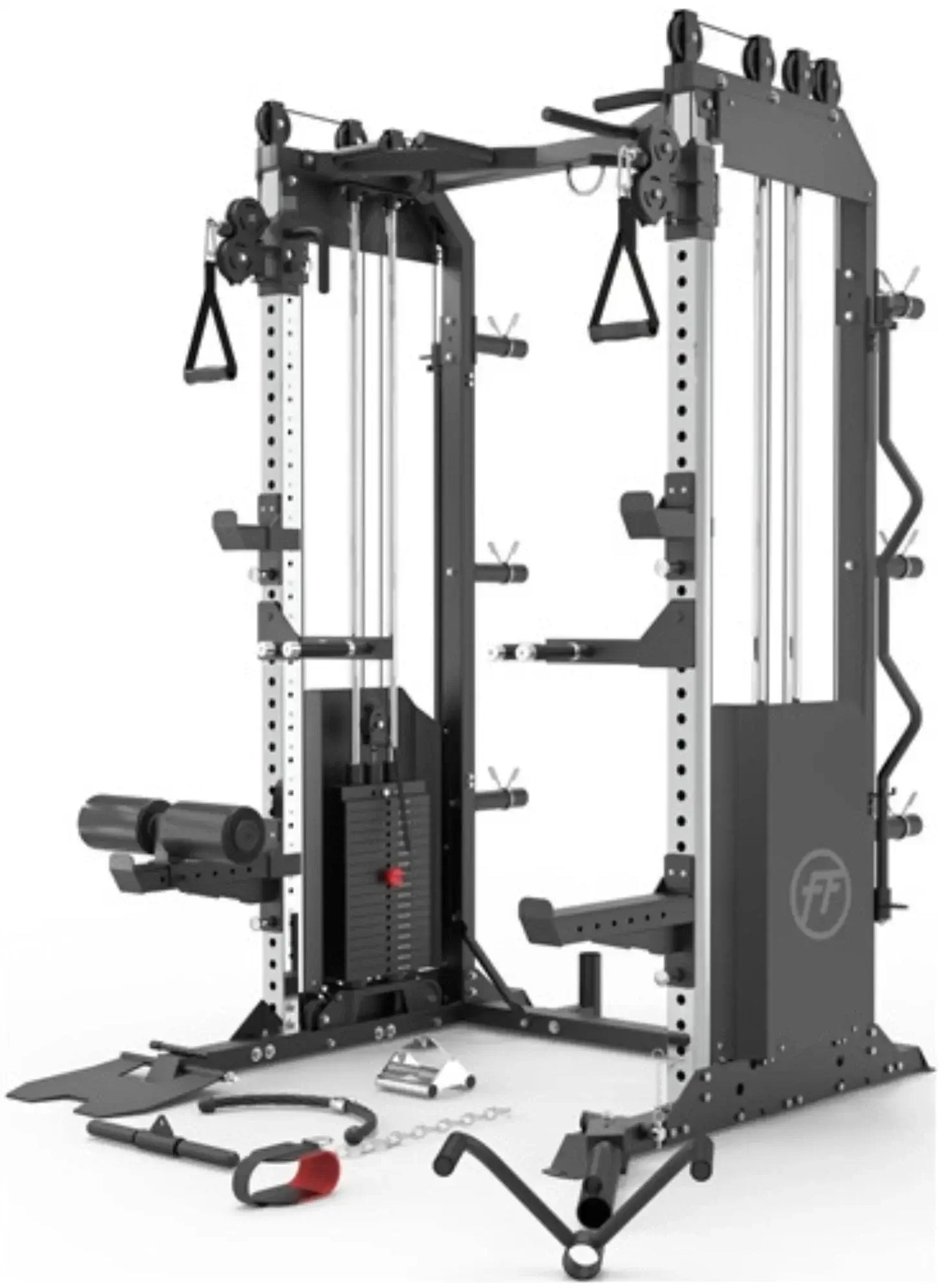 French Fitness SRFT8 Squat Rack Functional Trainer (New) Image 2