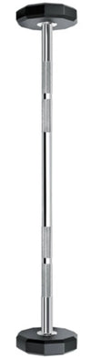 French Fitness Straight Urethane Barbell Bar - Set of 5 (20-60 lbs) (New)