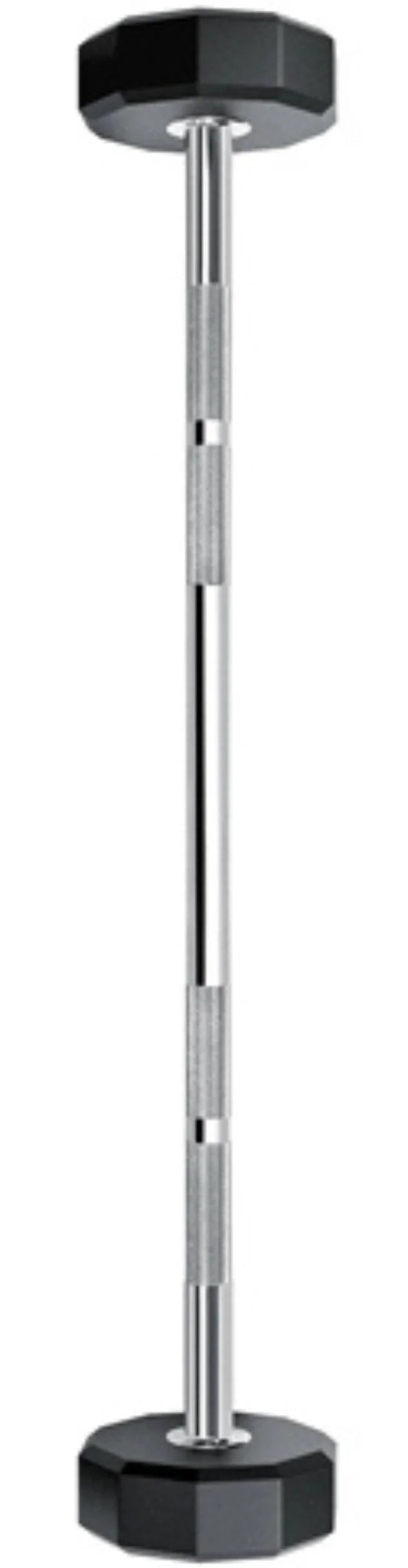 French Fitness Straight Urethane Barbell Bar - Set of 5 (20-60 lbs) (New)