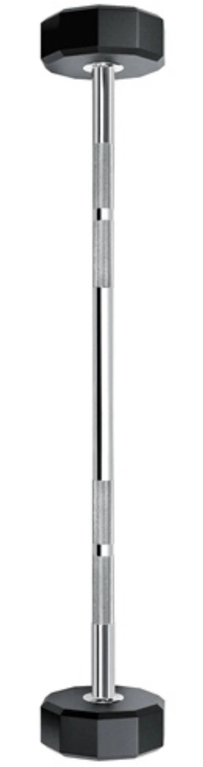 French Fitness Straight Urethane Barbell Bar - Set of 5 (20-60 lbs) (New)