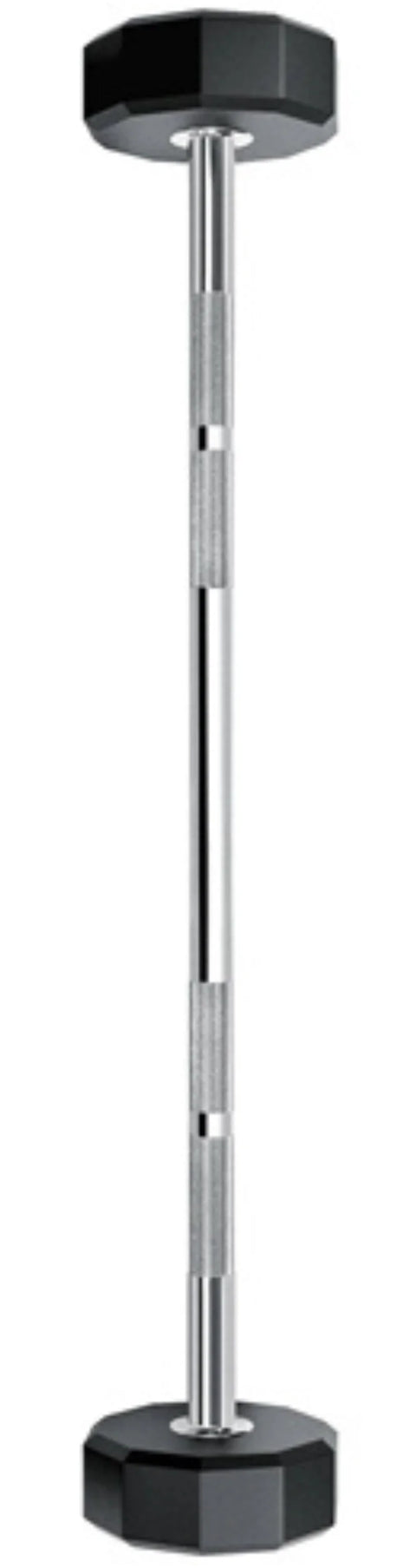 French Fitness Straight Urethane Barbell Bar - Set of 5 (20-60 lbs) (New)