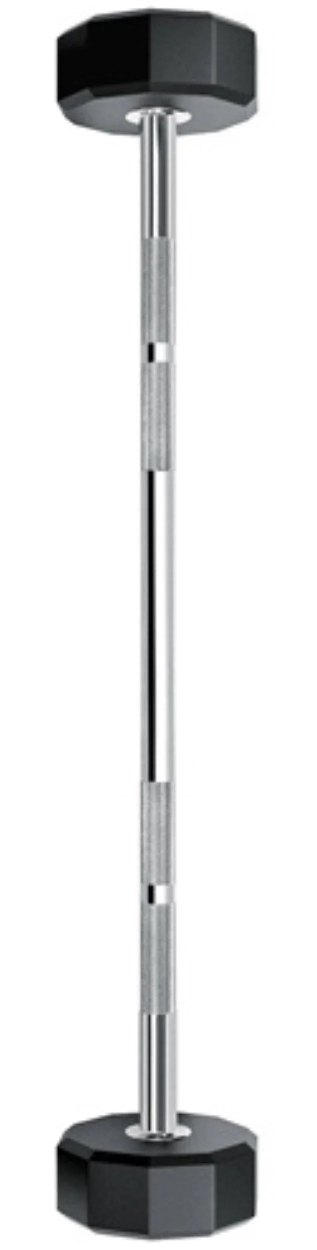French Fitness Straight Urethane Barbell Bar - Set of 5 (25-65 lbs) (New)