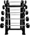 French Fitness Straight Urethane Barbell Bar Set, 20-110 lbs (New)