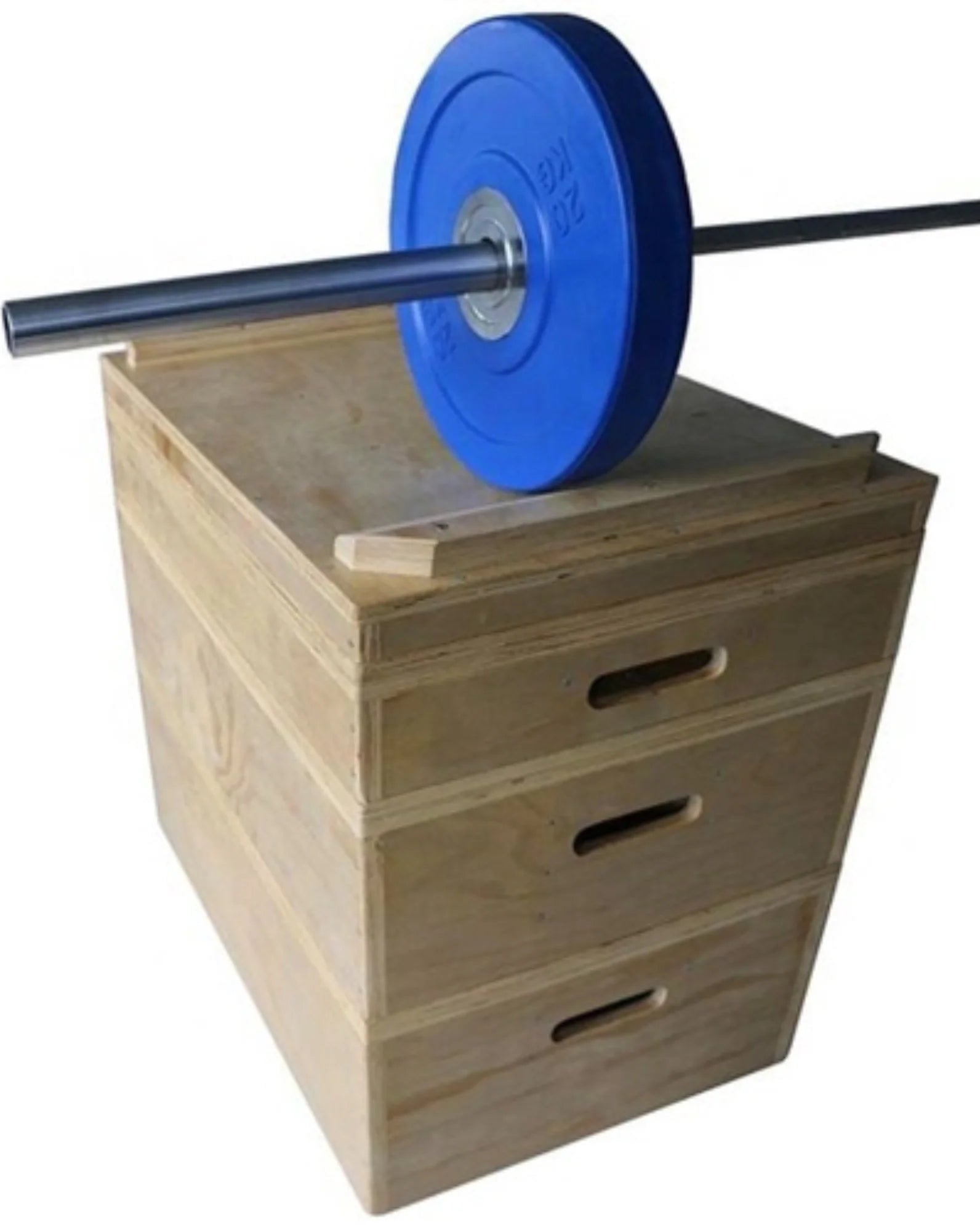French Fitness Stackable Wood Jerk Blocks - Set of 8 Boxes (New)