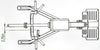 French Fitness Chest Supported T-Bar Row TBAR-C90 Black (New)