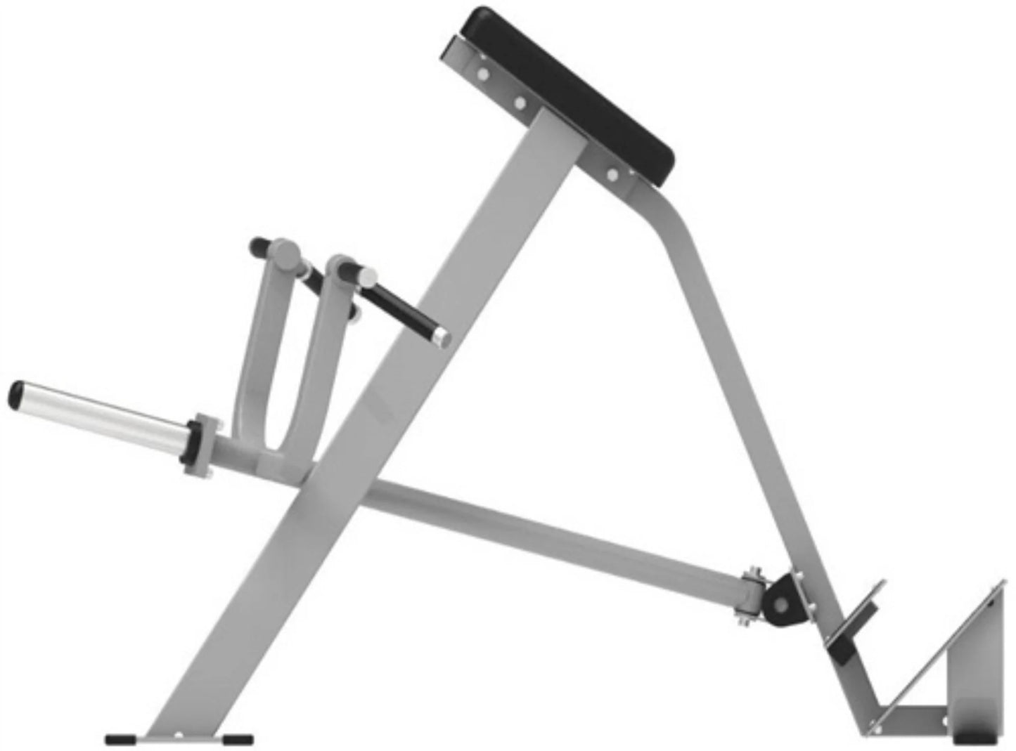 French Fitness Chest Supported T-Bar Row TBAR-C90 Silver (New)