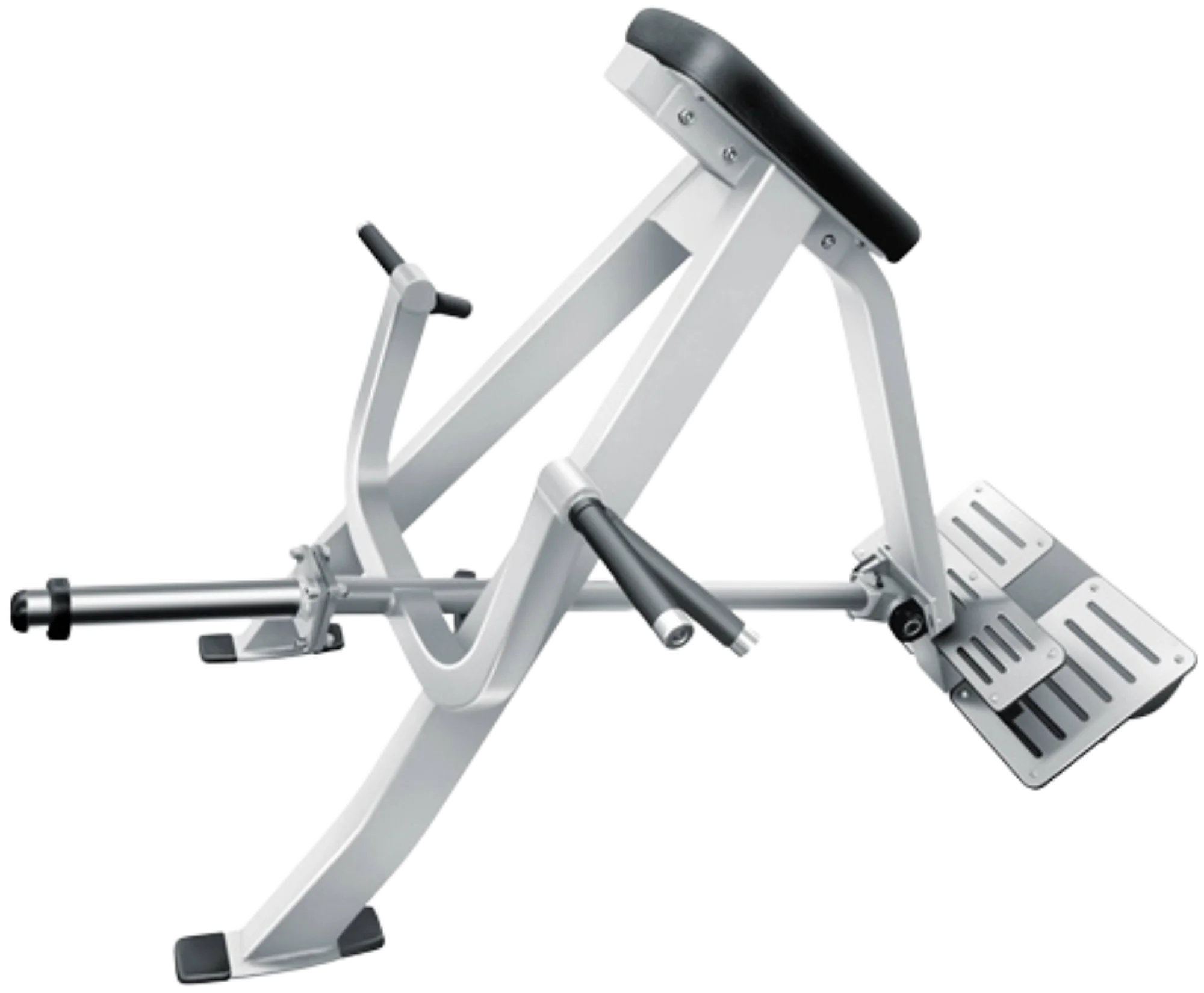 French Fitness Chest Supported T-Bar Row TBAR-C90 Silver (New)