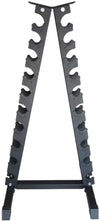 French Fitness FF-TDR Triangle Vertical 10 Pair Dumbbell Rack (New)