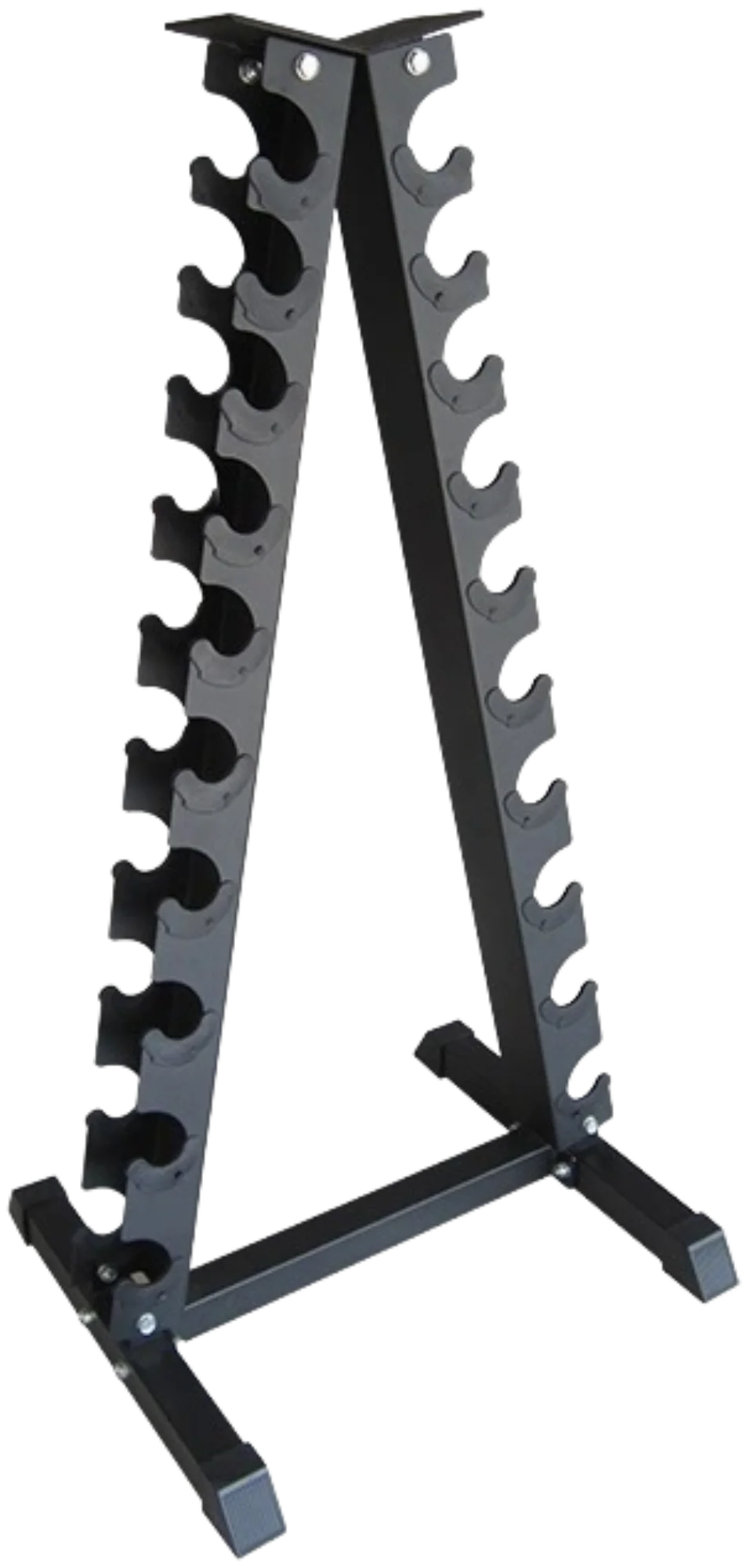 French Fitness FF-TDR Triangle Vertical 10 Pair Dumbbell Rack (New)