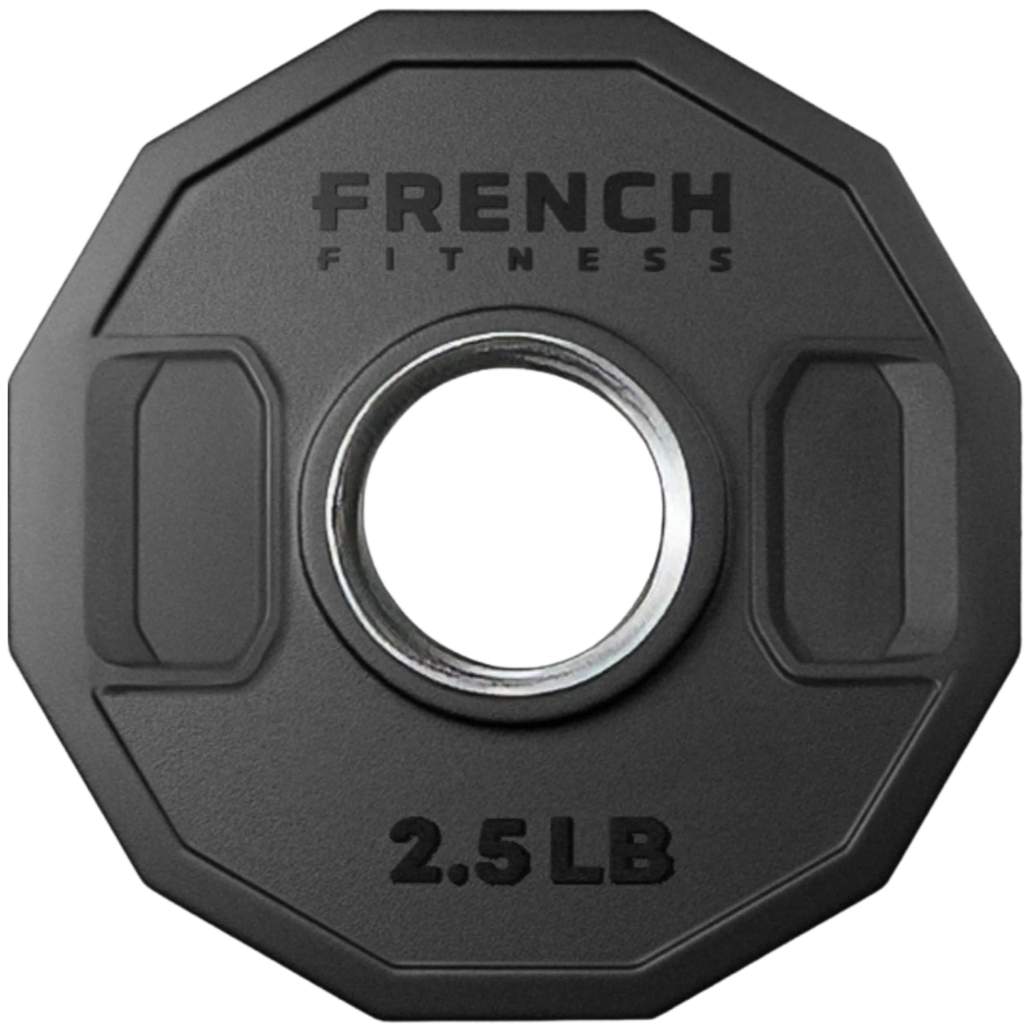 French Fitness Urethane Olympic Weight Plate V2 2.5 lbs Black (New)