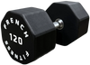 French Fitness Urethane 8 Sided Hex Dumbbell 120 lbs - Single (New) Image