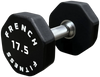 French Fitness Urethane 8 Sided Hex Dumbbell 17.5 lbs - Single (New) Image