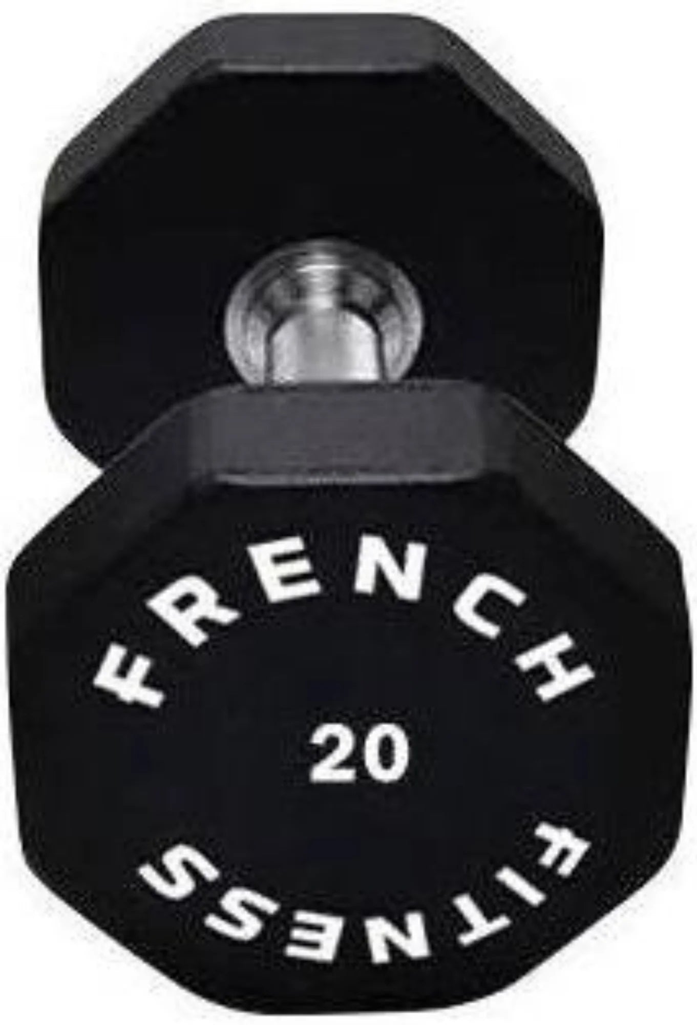 French Fitness Urethane 8 Sided Hex Dumbbell 20 lbs - Single (New)