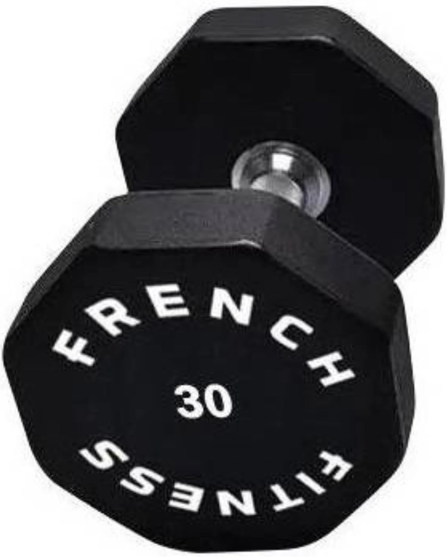 French Fitness Urethane 8 Sided Hex Dumbbell 30 lbs - Single (New)