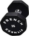 French Fitness Urethane 8 Sided Hex Dumbbell 35 lbs - Single (New)