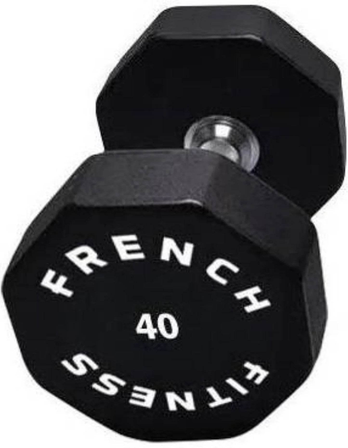 French Fitness Urethane 8 Sided Hex Dumbbell 40 lbs - Single (New)