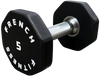 French Fitness Urethane 8 Sided Hex Dumbbell 5 lbs - Single (New)