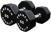 French Fitness Urethane 8 Sided Hex Dumbbell Set, 55-100 lbs (New) Image 3
