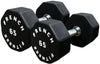 French Fitness Urethane 8 Sided Hex Dumbbell Set, 55-100 lbs (New) Image 4