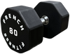 French Fitness Urethane 8 Sided Hex Dumbbell 80 lbs - Single (New) Image