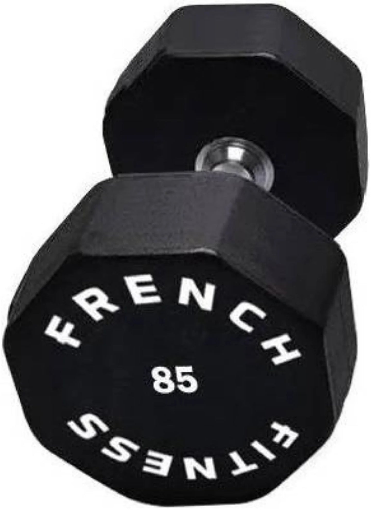 French Fitness Urethane 8 Sided Hex Dumbbell 85 lbs - Single (New)