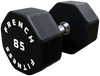 French Fitness Urethane 8 Sided Hex Dumbbell 85 lbs - Single (New)