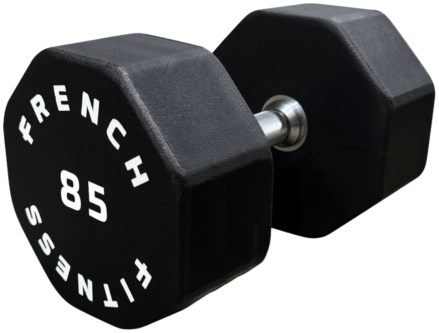 French Fitness Urethane 8 Sided Hex Dumbbell 85 lbs - Single (New)