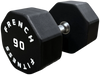French Fitness Urethane 8 Sided Hex Dumbbell 90 lbs - Single (New)