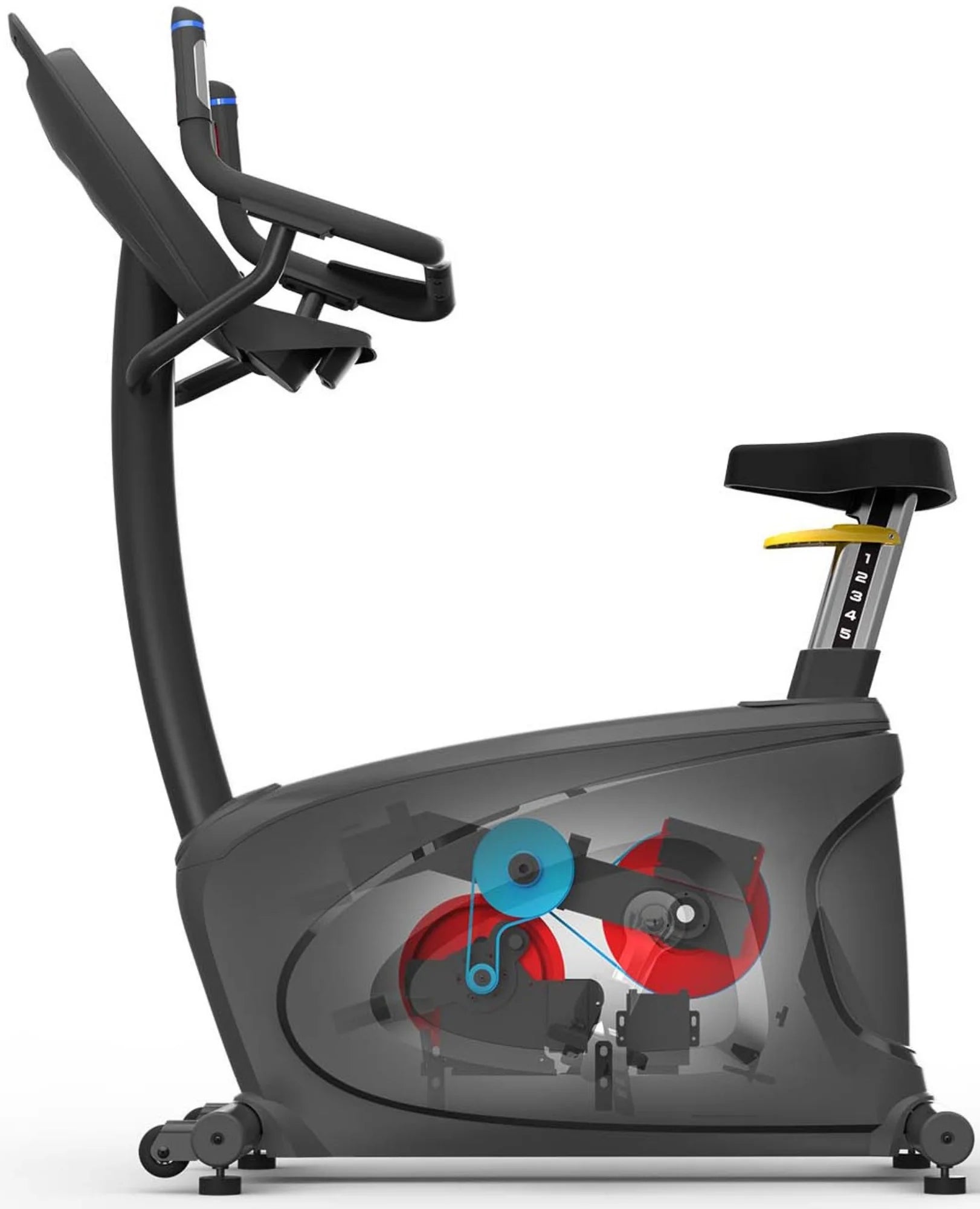French Fitness UB420T Commercial Upright Bike w/10" Touch Console (New)