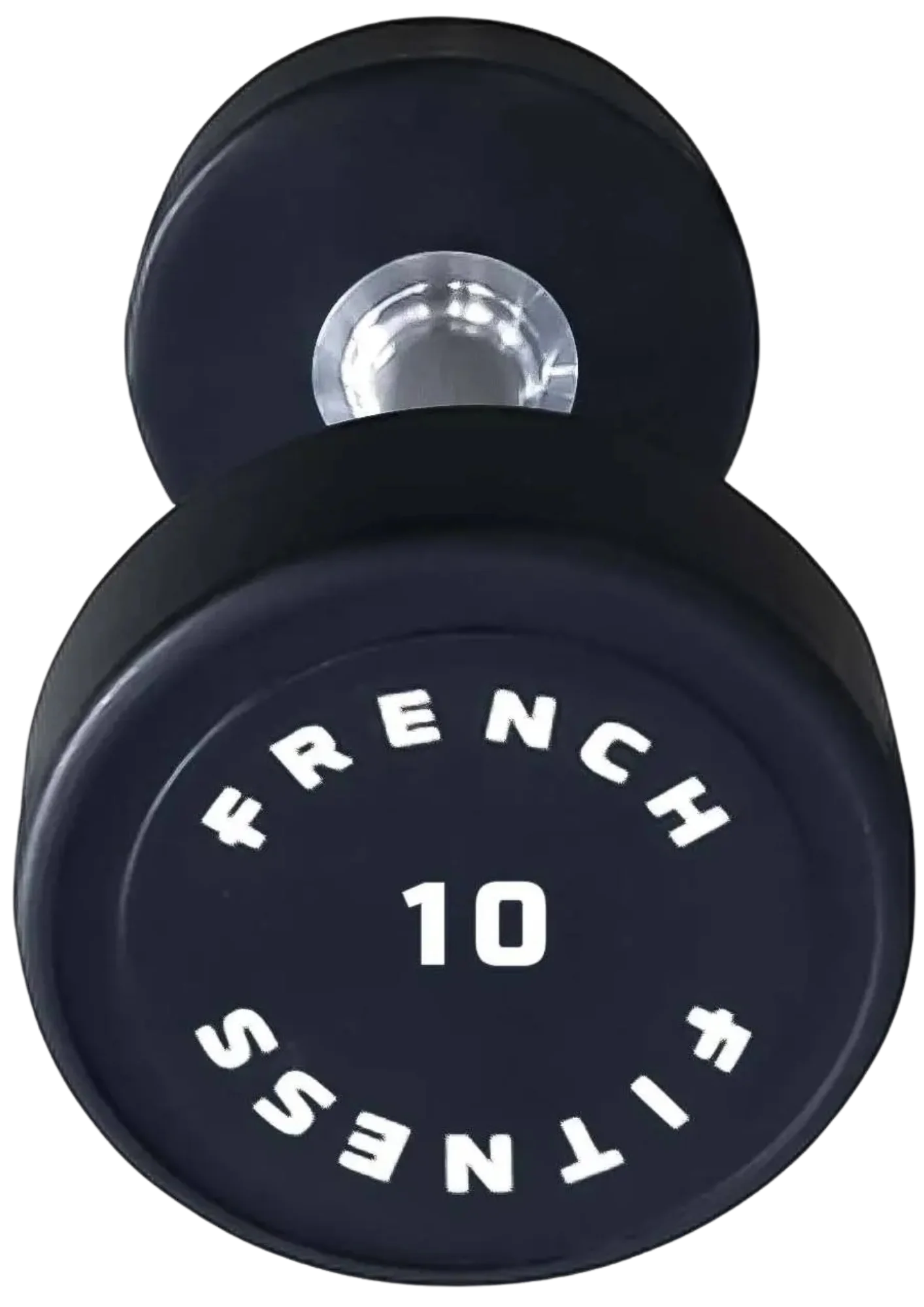 French Fitness Urethane Round Pro Style Dumbbell 10 lbs - Single (New)