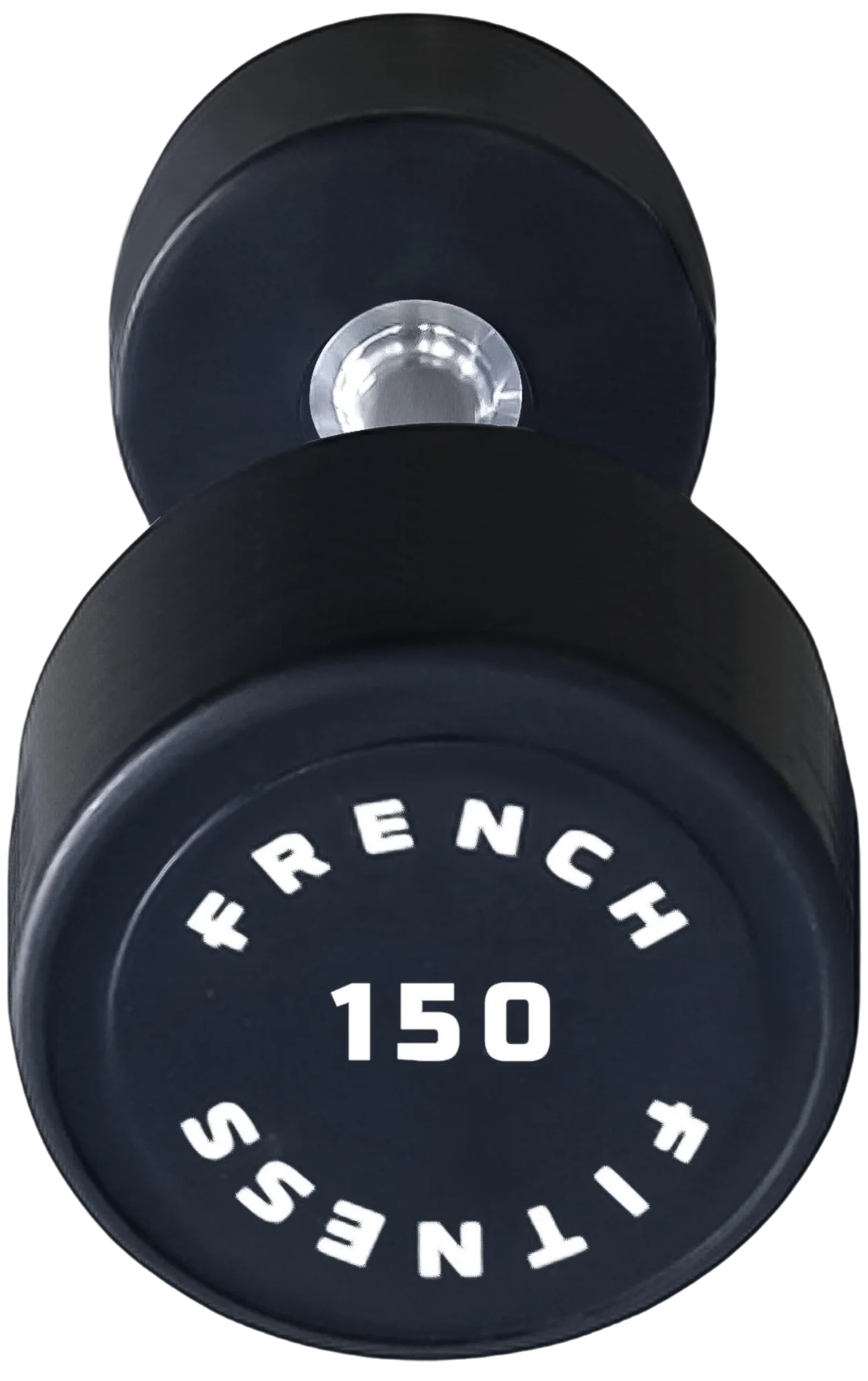 French Fitness Urethane Round Pro Style Dumbbell 150 lbs - Single (New)