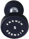 French Fitness Urethane Round Pro Style Dumbbell 5 lbs (New)