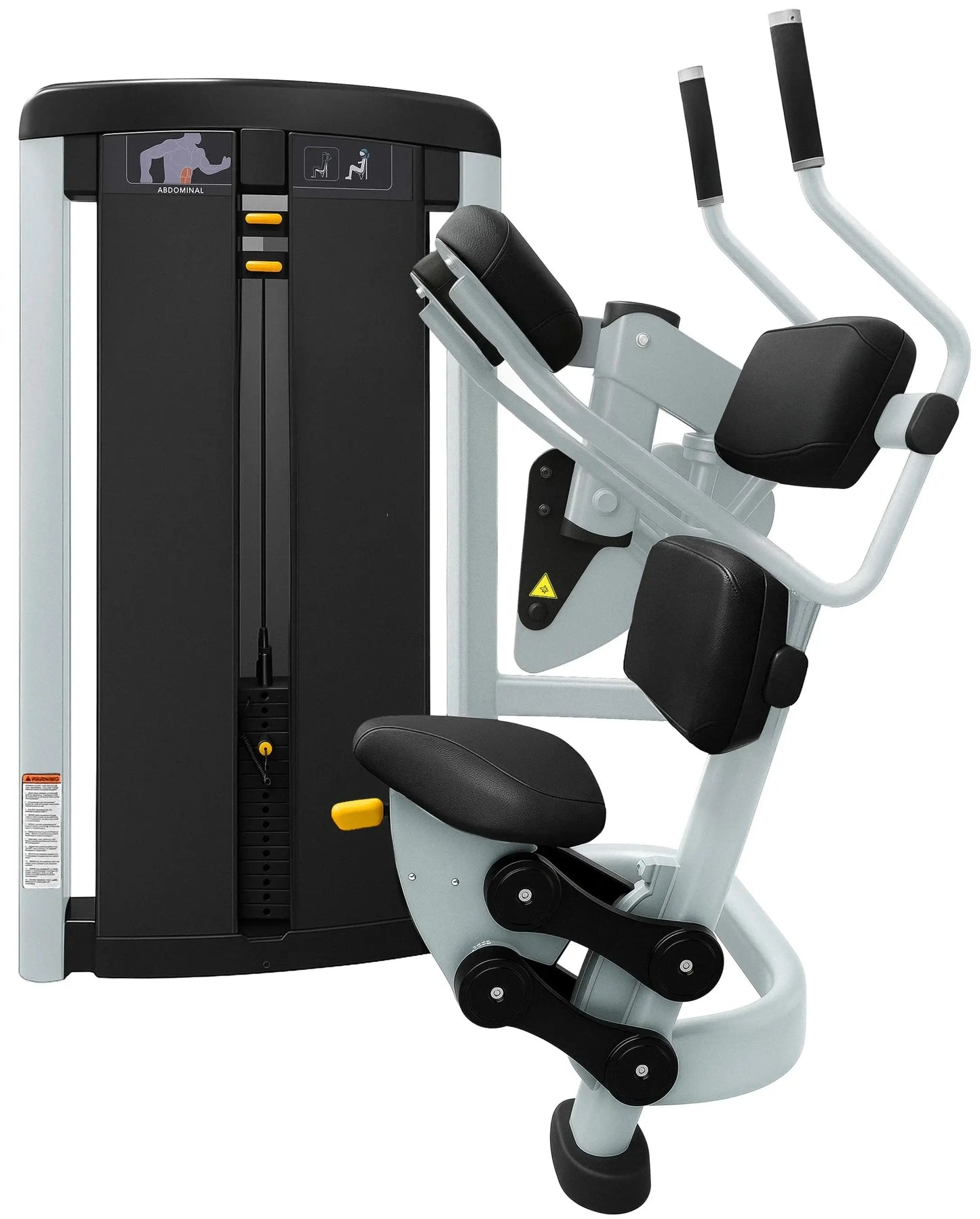 French Fitness Vail Selectorized Abdominal Crunch (New) - Angled View