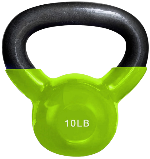 French Fitness Vinyl Kettlebell 10 lbs (New)