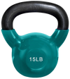 French Fitness Vinyl Kettlebell 15 lbs (New)