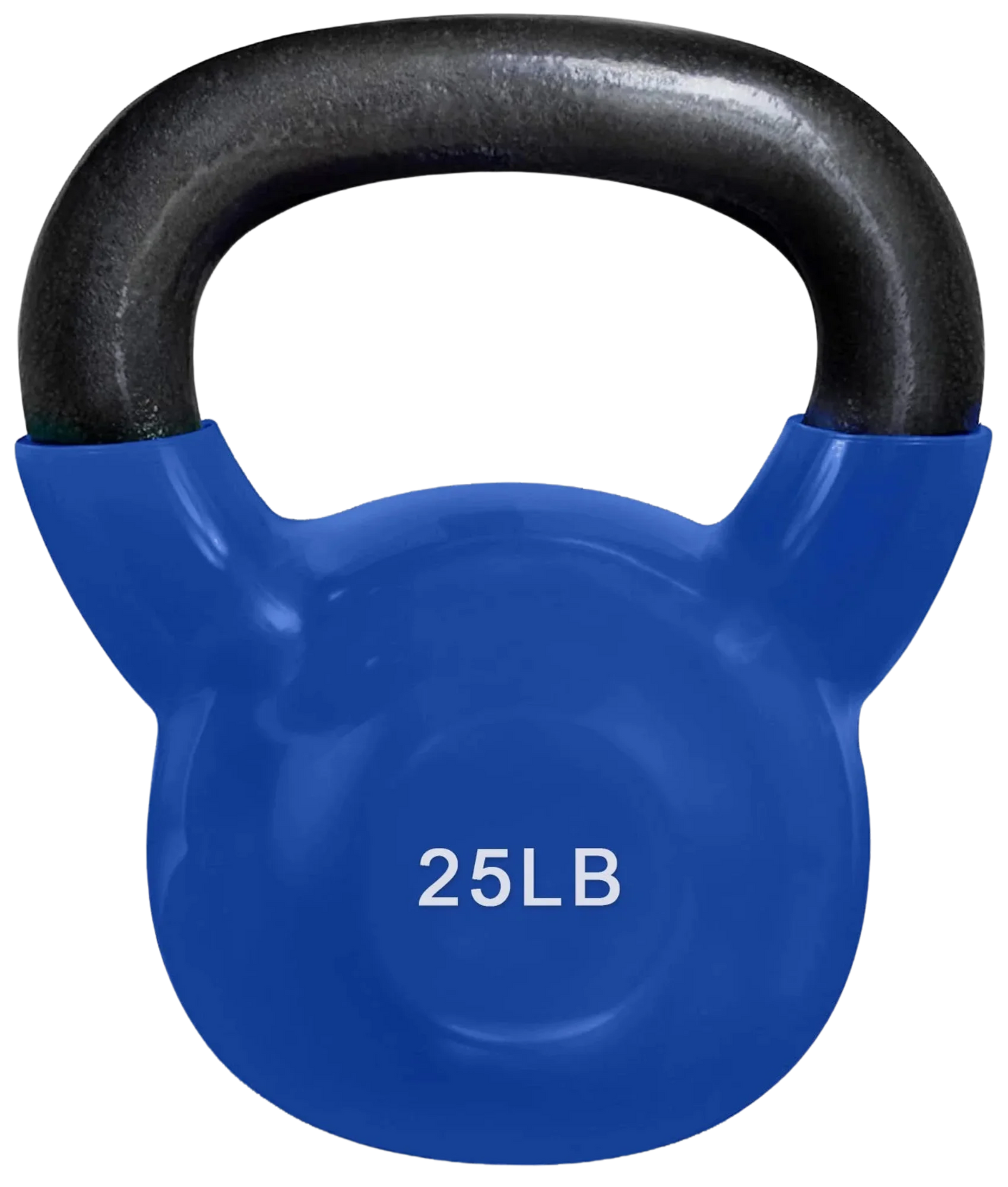 French Fitness Vinyl Kettlebell 25 lbs (New)