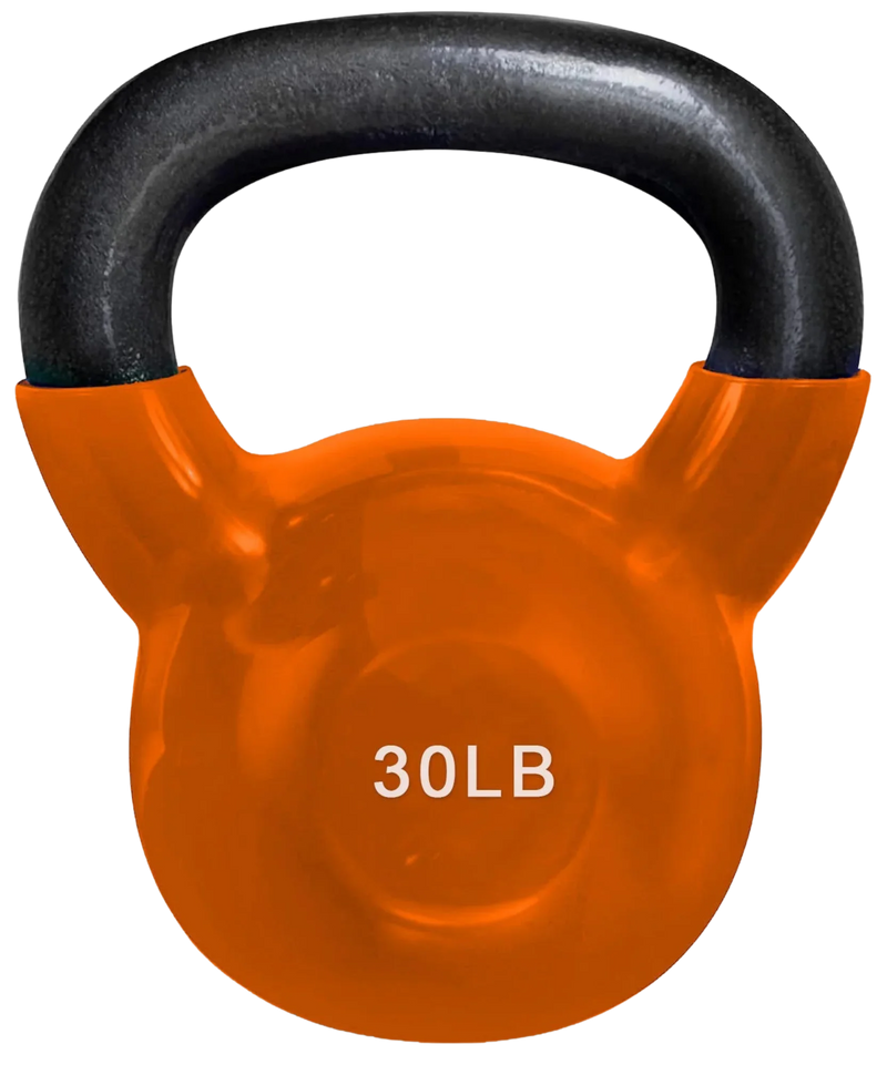 French Fitness Vinyl Kettlebell 30 lbs (New)
