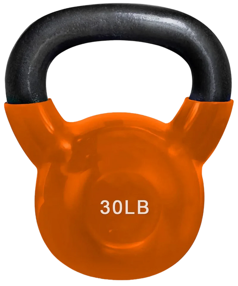 French Fitness Vinyl Kettlebell Set 5-70 lbs (New)
